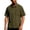 Solid color, variant on LIaqionyy Big and Tall Short Sleeve Shirt for Men's Plaid Dress Button down Casual Loose Tees Shirts with Pocket