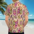 thumbnail image 6 of High Quality Hawaiian Shirts for Men Short Sleeve Aloha Beach Shirt Floral Summer Casual Button Down Shirts Blouses PXPY66, 6 of 7