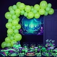 thumbnail image 2 of 12" Lime Green Latex Balloons, 15 Pieces, by Way To Celebrate, 2 of 8