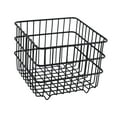 thumbnail image 2 of Iron Storage Basket Makeup Storage Container Wire Basket Space Saving Iron Material for Bedroom Closet Countertop, 2 of 9