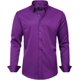 thumbnail image 1 of J.VER Camisas de vestir para hombre, camisa formal de manga larga, elástica, sin arrugas, informal, con botones, 1 of 4