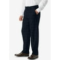 thumbnail image 3 of KingSize Men's Big & Tall Easy Movement Plain-Front Expandable Dress Pants, 3 of 4