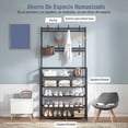 thumbnail image 4 of Perchero Rack Closet Ropero Zapatera Organizador Portátil Multifuncional de 5 Niveles con 8 Ganchos para Zapatos y Ropa, 4 of 6