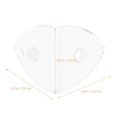 thumbnail image 3 of Right Angle Bracket L Corner Shelf Bracket for Outdoor Use 10Pcs Acrylic, 3 of 4