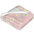thumbnail image 2 of Salouo Rabbit Sunflower Print Bed Blankets,Flannel Blanket Comfortable Air Conditioning Blanket Lightweight Blanket for Sofa Bed Travel & Couch -80"x60", 2 of 8