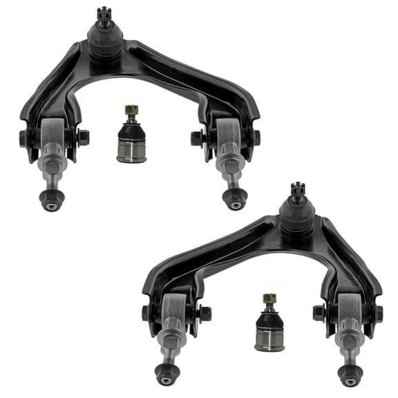 4 Piece Kit Upper Control Arm Left & Right and Lower Ball Joints