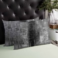 thumbnail image 4 of Grey Oil Painting Throw Pillow Cover 20 x 26 Inch Decorative Pillow Cover Modern Abstract Graffiti Street Art Lumbar Pillowcase Seasonal Rectangle Cushion Case for Couch Sofa Bed Living Room, 4 of 7