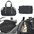 thumbnail image 3 of Pre-Owned Burberry handbag in nylon canvas and leather, black beige, women's, h31337a, 3 of 5