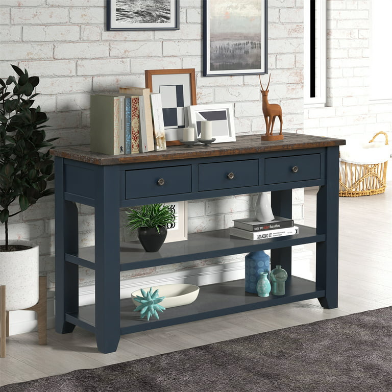 48-Inch Extra Deep Storage Table with 3 Separate Locking Cabinet