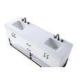 thumbnail image 5 of Elegant Lighting VF29272DMHB Caroline 72" Free Standing Double Basin Vanity Set - Brown, 5 of 7