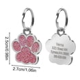 thumbnail image 4 of RuiJiao Personalized Pet Tag Dog Tag Tag Alloy Metal Glitter Dog Tag Blank Dog Tag Pendant Engraved Pet Accessory, 4 of 9