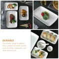 thumbnail image 5 of Set of 4 White Dinner Plates - , Elegant, and Unbreakable Dinnerware for Everyday Use, 5 of 6