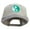 Beige Black, variant on Yin Yang Clover Embroidered Pigment Dyed Wash Cap - Beige Black OSFM