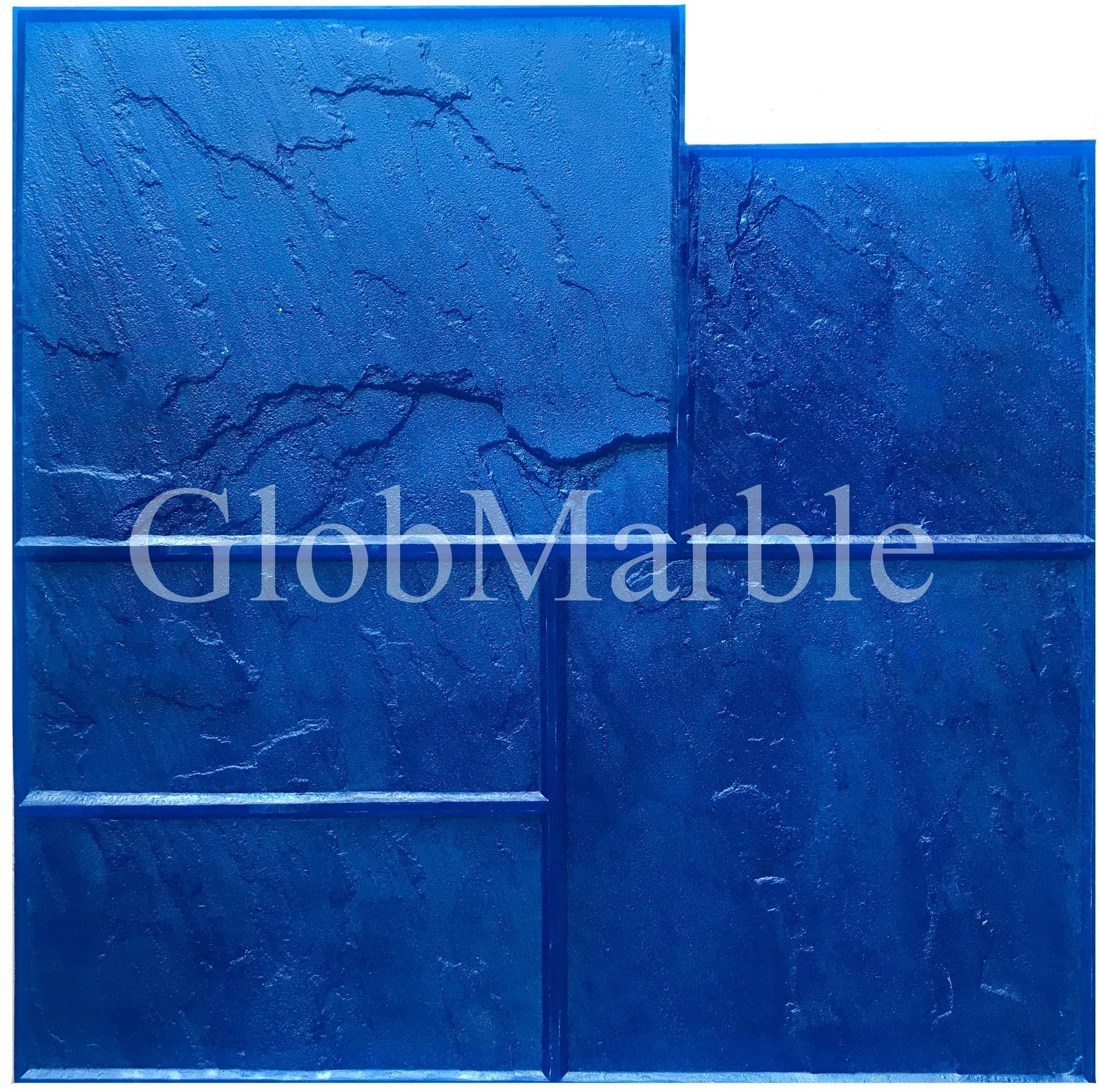 SET 2pcs Concrete texture RUBBER stamps Decorative Imprint Texture Stone mats 