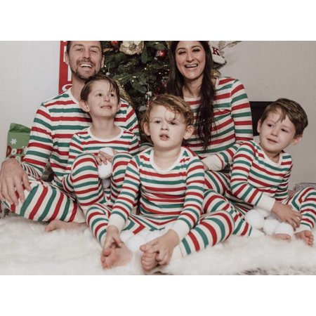 

QILINXUAN Family Christmas Pjs Matching Sets Baby Christmas Matching Jammies for Adults and Kids Holiday Xmas Sleepwear Set
