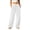 White, variant on Luvrsol Womens Sweatpants Fleece Casual Solid Wide Straight Leg Pants Relaxed Fit Long Athletic Lounge Pants S-3XL