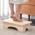 thumbnail image 6 of Wooden Stool Nonslip Surfaces High Weight Capacity Step Stool For Living Room Bedroom Or Entryway Decors, 6 of 9