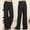 Black, variant on Women Pants Casual Womens Pants BlackAdult Work Pants For Women Lightweight Pants Women Womens Trousers High Waisted With Pockets Women Fall Pants