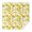Yellow Lemon Fruit, variant on Yellow Lemon Fruit Slices White Pattern Square Tablecloth,Waterproof Square Table Cover,Wipeable Spillproof Washable Table Cover for Home Kitchen Party Decor 42"X42"(107x107cm)