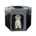 thumbnail image 4 of SENNAUX Pet Playpen Foldable Portable Indoor Outdoor Exercise Pen for Dog Cat Puppy Rabbit M, 4 of 7