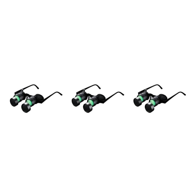 Soidarity Gafas binoculares de pesca telescopio 10x lupa magnificada de alta definición para conciertos teatro TV adultos niños Type2 Type1 NO1