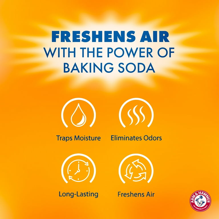 Arm & Hammer Storage Moisture Absorber and Odor Eliminator, Fragrance Free, 10.5 oz.