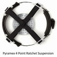thumbnail image 5 of Pyramex 4Pt Cap Style Hard Hat With Ratchet Suspension - Black, 5 of 5