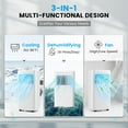 thumbnail image 2 of Giantex6000 BTU (10000 BTU ASHRAE) Portable Air Conditioner, AC Cooling Unit w/Remote Control & Window Kit or Bedroom, Cools up to 350 Sq. Ft, 2 of 10