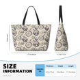 thumbnail image 4 of Disketp Compass And Mountains In Bicycle Wheels Bolsa de Playa de Gran Capacidad, Bolso Impermeable y a Prueba de Arena para Mujer, Ideal para Playa, Piscina y Natación, 4 of 7