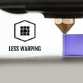 thumbnail image 6 of HATCHBOX PLA PRO+ 3D Printer Filament, Dimensional Accuracy +/- 0.03 mm, 1 kg Spool, 1.75 mm, Light Purple, 6 of 6