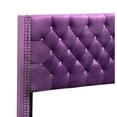 thumbnail image 6 of Glory Furniture Julie G1921-QB-UP Queen Upholstered Bed, Purple, 6 of 8