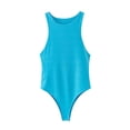 thumbnail image 3 of Verano sólido sexy bodycon mujeres monos mujer 4 colores verde delgado casual mono chic lady club monos cortos femme, 3 of 5