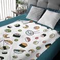 thumbnail image 3 of Yibo Banana Blanket Gift Soft Flannel Art Print Design Sofa Bed Practical Portable Adults Children Universal in Most People Choice, 3 of 7
