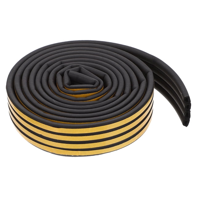 Shisuyan Ethylene Propylene Diene Monomer Sealing Strip Black 1Pcs 78.7X1.4in