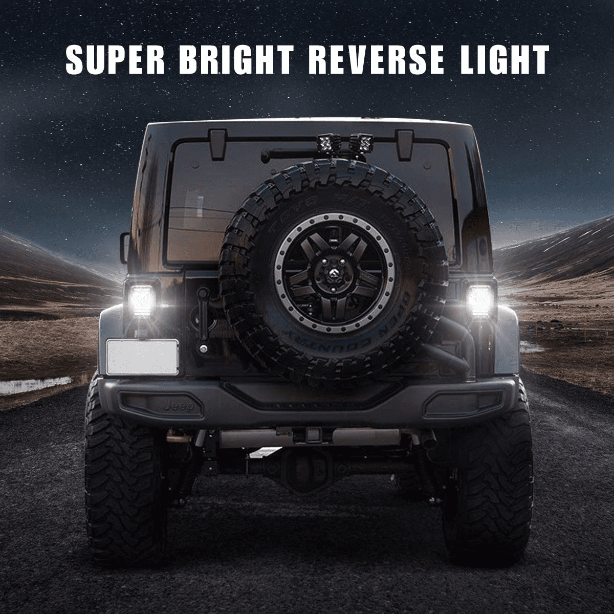 Somked Lens LED Tail Lights DOT Approved Compatible with Jeep Wrangler JK JKU 2007-2018 Built in EMC with 20W Reverse Light 