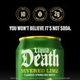 thumbnail image 5 of Liquid Death, Severed Lime, Soda-Flavored Sparkling Water, 6-Pack (12 fl oz Cans), Low Sugar, Huge Flavor and No Artificial Sweeteners, 5 of 12