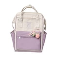 thumbnail image 4 of Mochila de moda Perfecl para niñas adolescentes impermeable morada 27 cm x 19 cm x 40 cm, 4 of 8