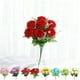 thumbnail image 1 of Paquete de 6 flores de seda artificial - Rojo, Rosa, Amarillo, Azul, Morado, Beige - 15x10x30cm Boda y Decoración del Hogar, 1 of 7