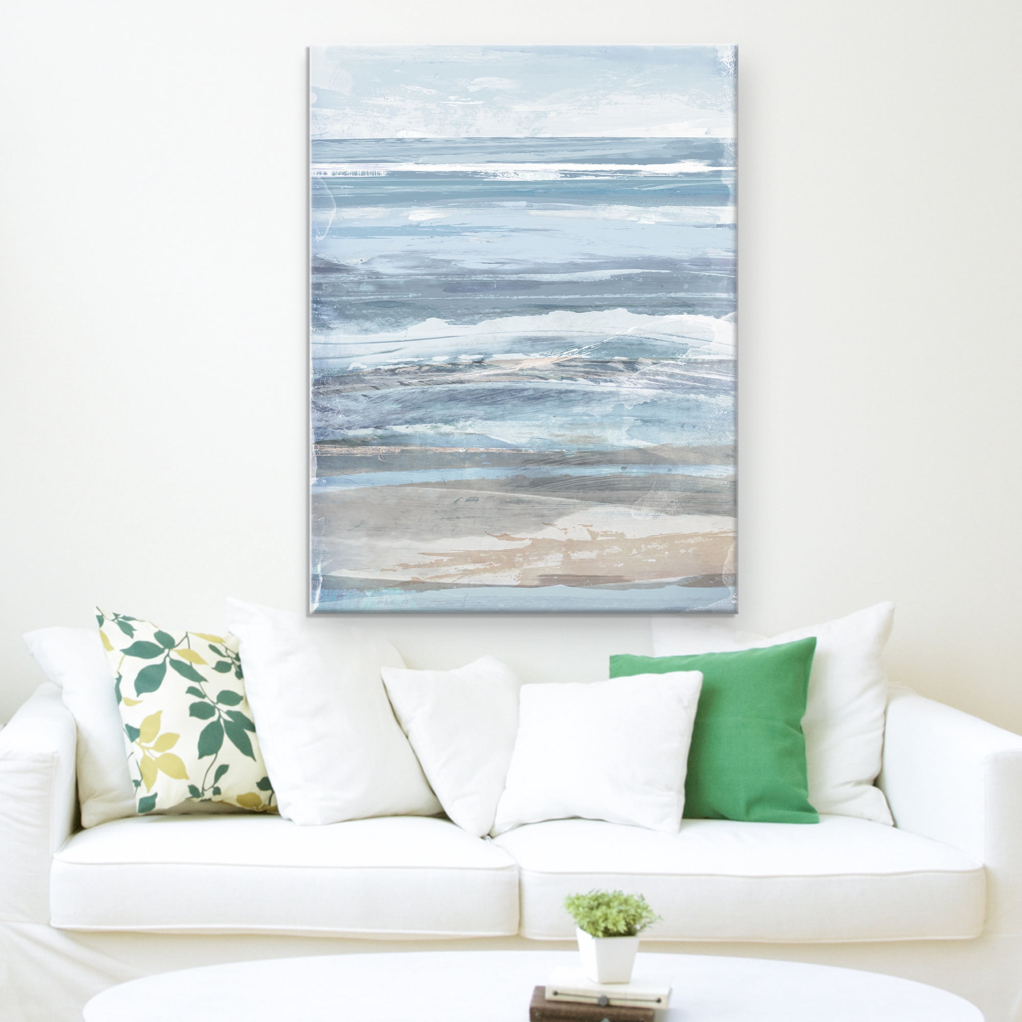Watercolor Coastal by Willowbrook Fine Art Canvas Art Print