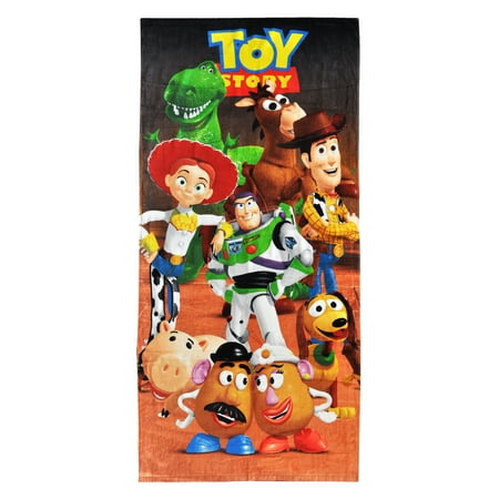 Toy Story Beach Towel 58x28 Woody Jessie Buzz Lightyear Kids