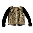 thumbnail image 2 of Hanley Mellon Women's Sequin Cardigan 6 Light Gold, 2 of 2