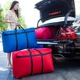 thumbnail image 2 of Labymos Sac de Déménagement Extra Grand avec Fermetures Éclair et Poignées de Transport Sac de Rangement en Oxford Robuste Sac Pliable Réutilisable pour Livres Couette Jouets Dortoir Collège Déménagement Camping Randonnée, 2 of 7