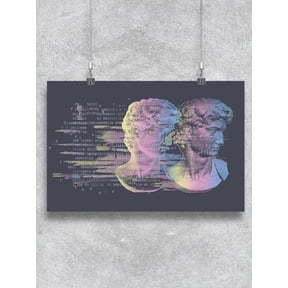 Virtual Statue's Head Poster - Image by Shutterstock,