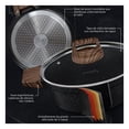 thumbnail image 3 of Olla Cacerola de Aluminio con Revestimiento Antiadherente Libre de PFOA Cookify (Mármol Negro, 24 cm), 3 of 8