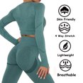 thumbnail image 4 of Women High Waist Yoga Pants Workout Gym Leggings Seamless Sports Running Tights for Women, 4 of 5