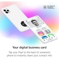 thumbnail image 2 of Popl (Tap) - Digital Business Card and Phone Accessory - NFC Tag That Instantly Shares Social Media, Music, Contact, 2 of 5