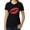 Black with Red, variant on Woman's lips short Sleeve tee, Trendy T-shirts, Cute shirts for woman
