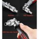 thumbnail image 3 of Ratchet Screwdriver with Magnetic Multi Bit, 10 in 1, Small Pocket Mini Screwdriver, Suitable for Home and Car Interior Accessory, Red, 1 Piece, 3 of 5