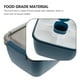 thumbnail image 4 of 1 UNID COCINA PLÁSTICA DE PLÁSTICA Caja de sellado de doble capa Ensalada Fruta Contenedor Caja de alimentos, 4 of 5