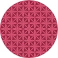 thumbnail image 1 of Ahgly Company Machine Washable Indoor Round Transitional Crimson Red Area Rugs, 8' Round, 1 of 7